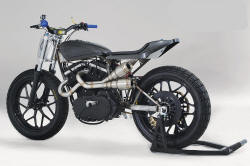 Advanced Composite Materials, Inc., produces molded carbon fiber parts for the motorcycle industry.