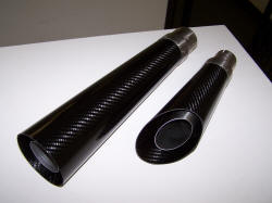 Advanced Composite Materials, Inc., produces molded carbon fiber parts for the motorcycle industry.